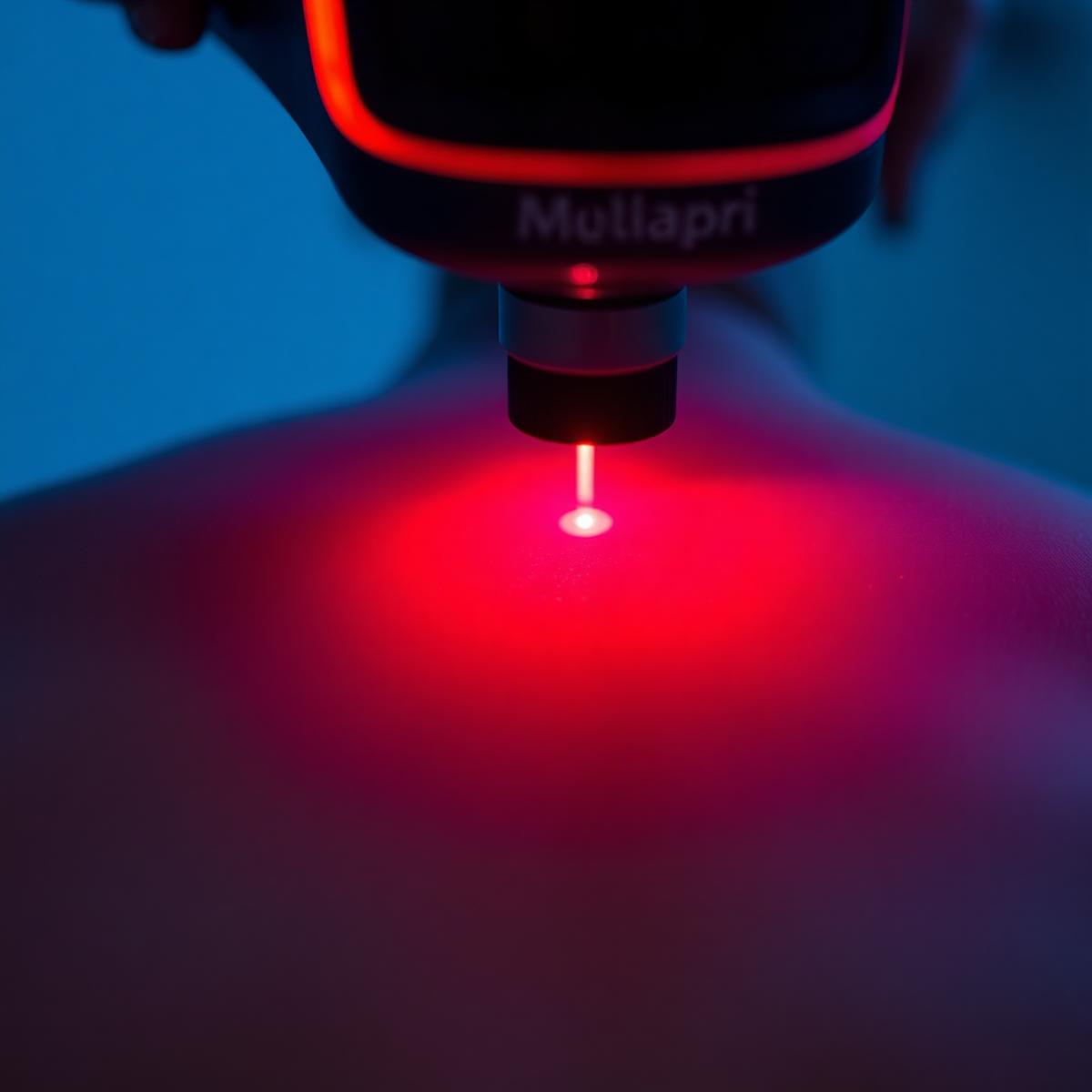 Laser de alta intensidade aplicado em paciente